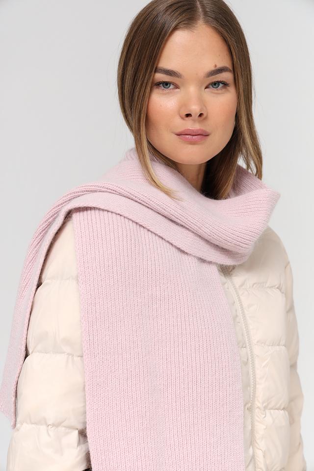 Шарф Marhatter вязаный пудровый