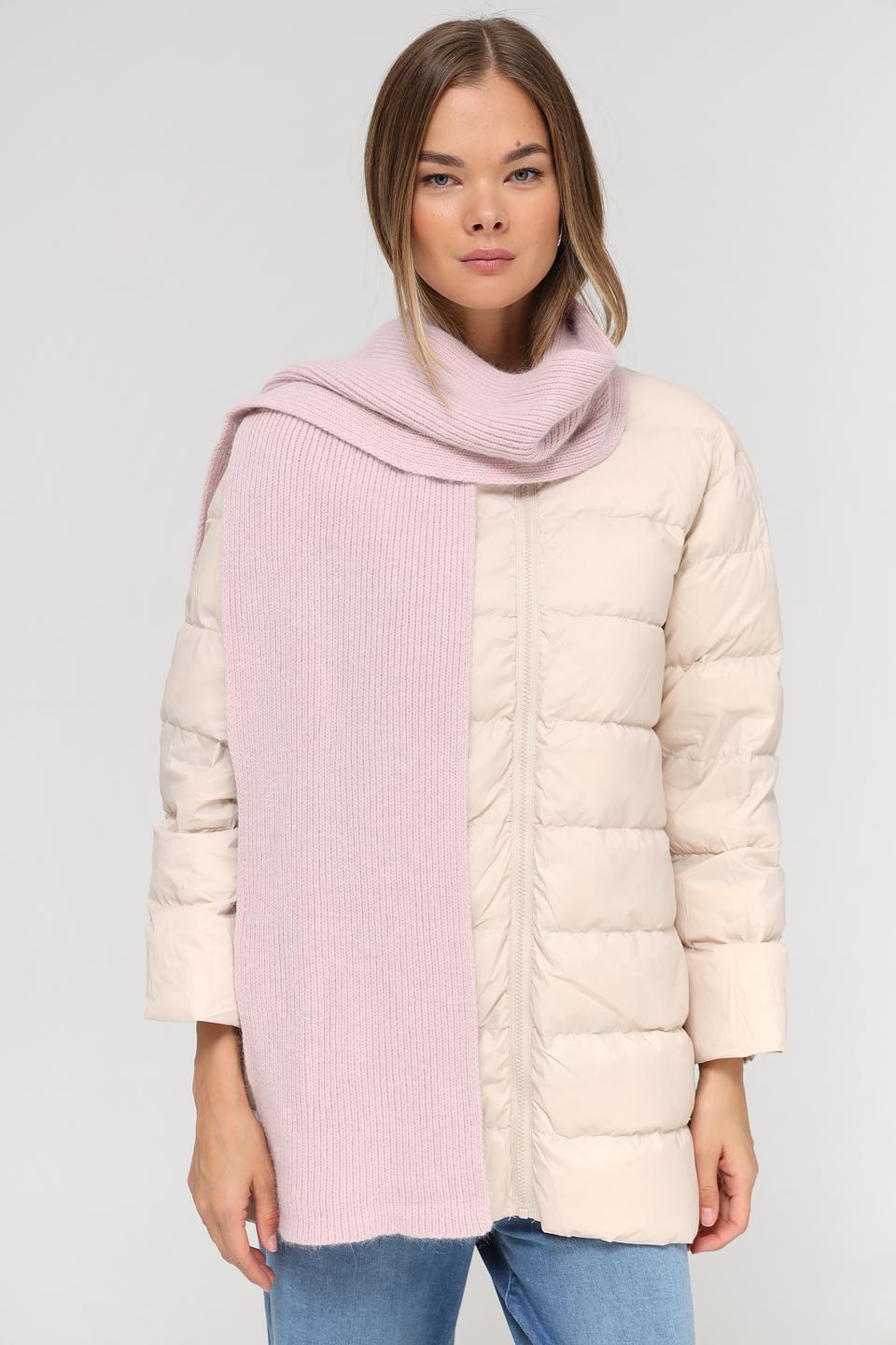 Шарф Marhatter вязаный пудровый