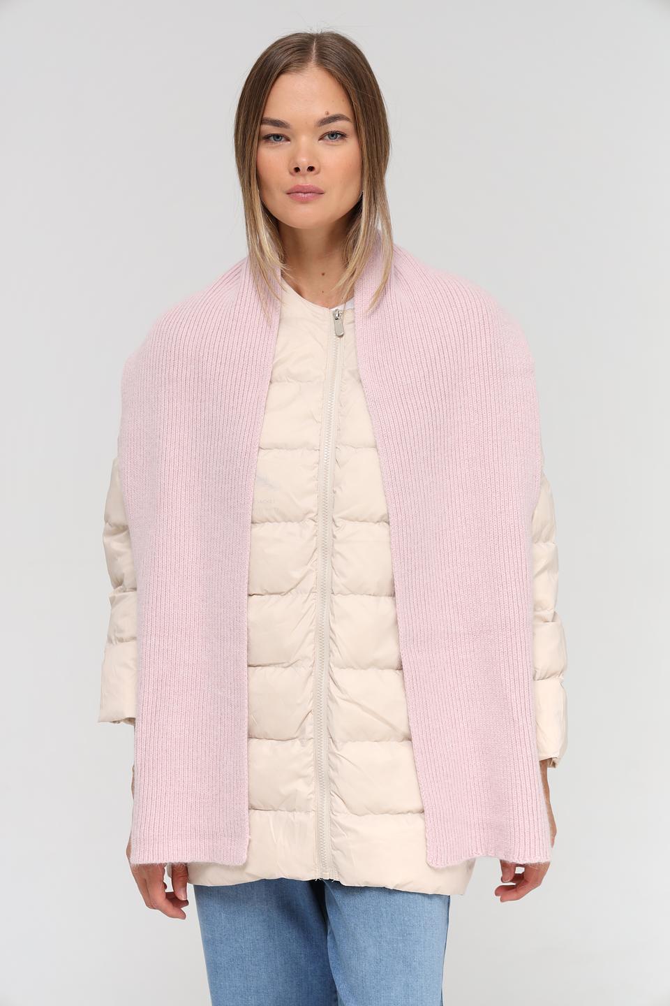 Шарф Marhatter вязаный пудровый