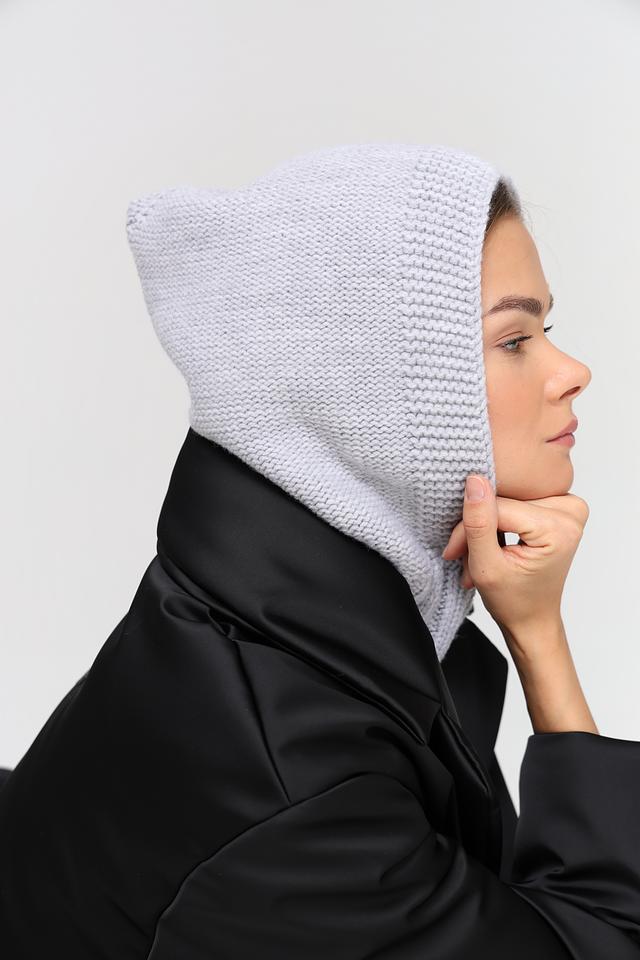 Шапка Marhatter вязаная серая