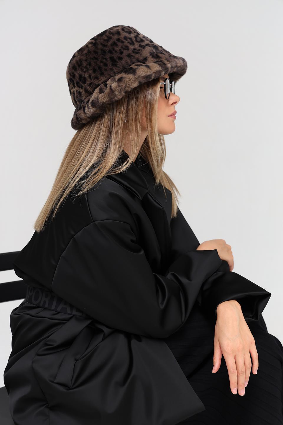 Шапка Electra style леопард