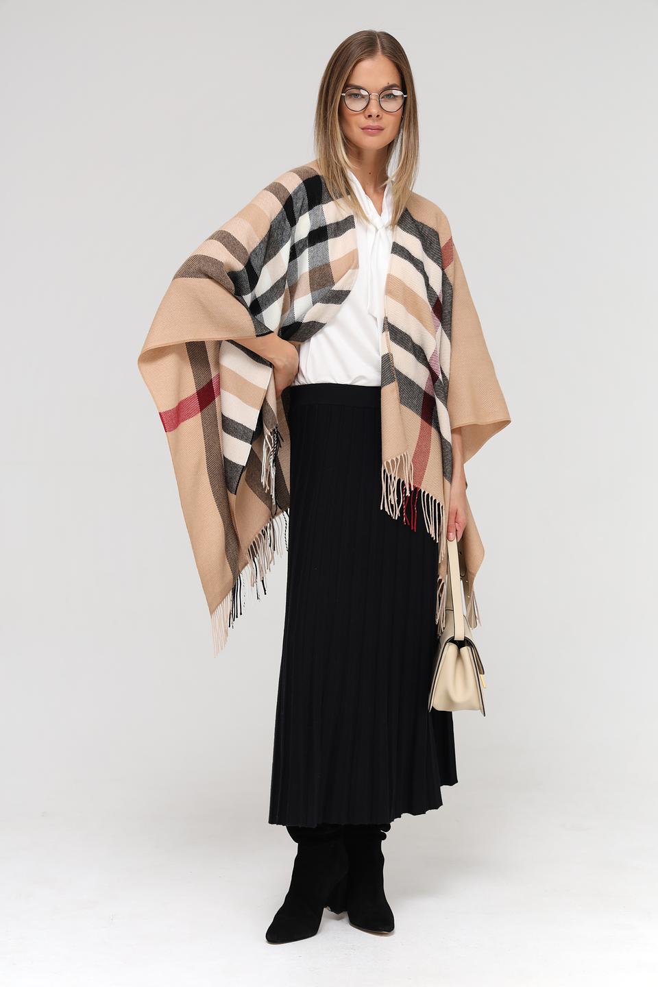 Юбка Oui плиссированная чёрная