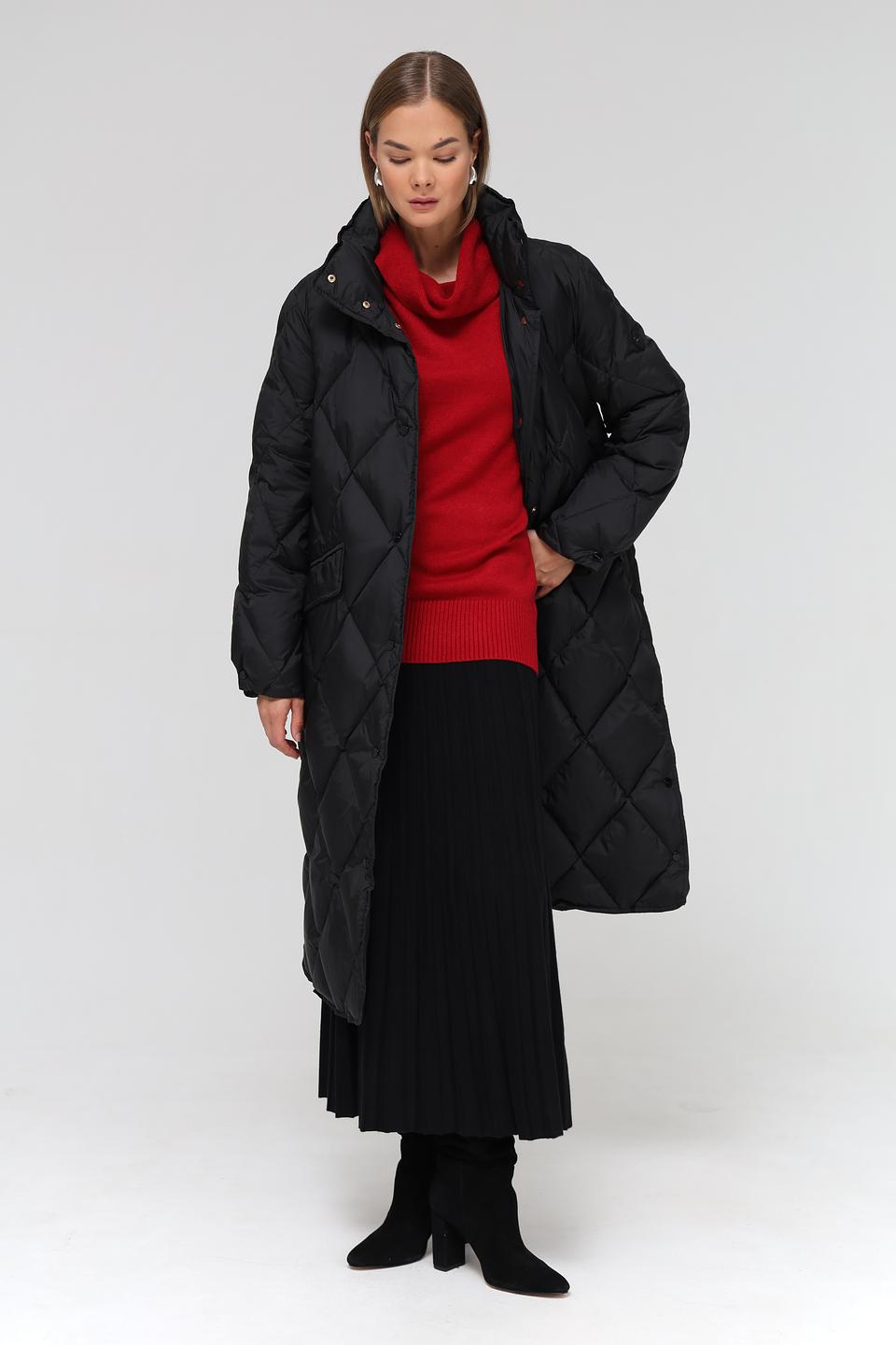 Юбка Oui плиссированная чёрная