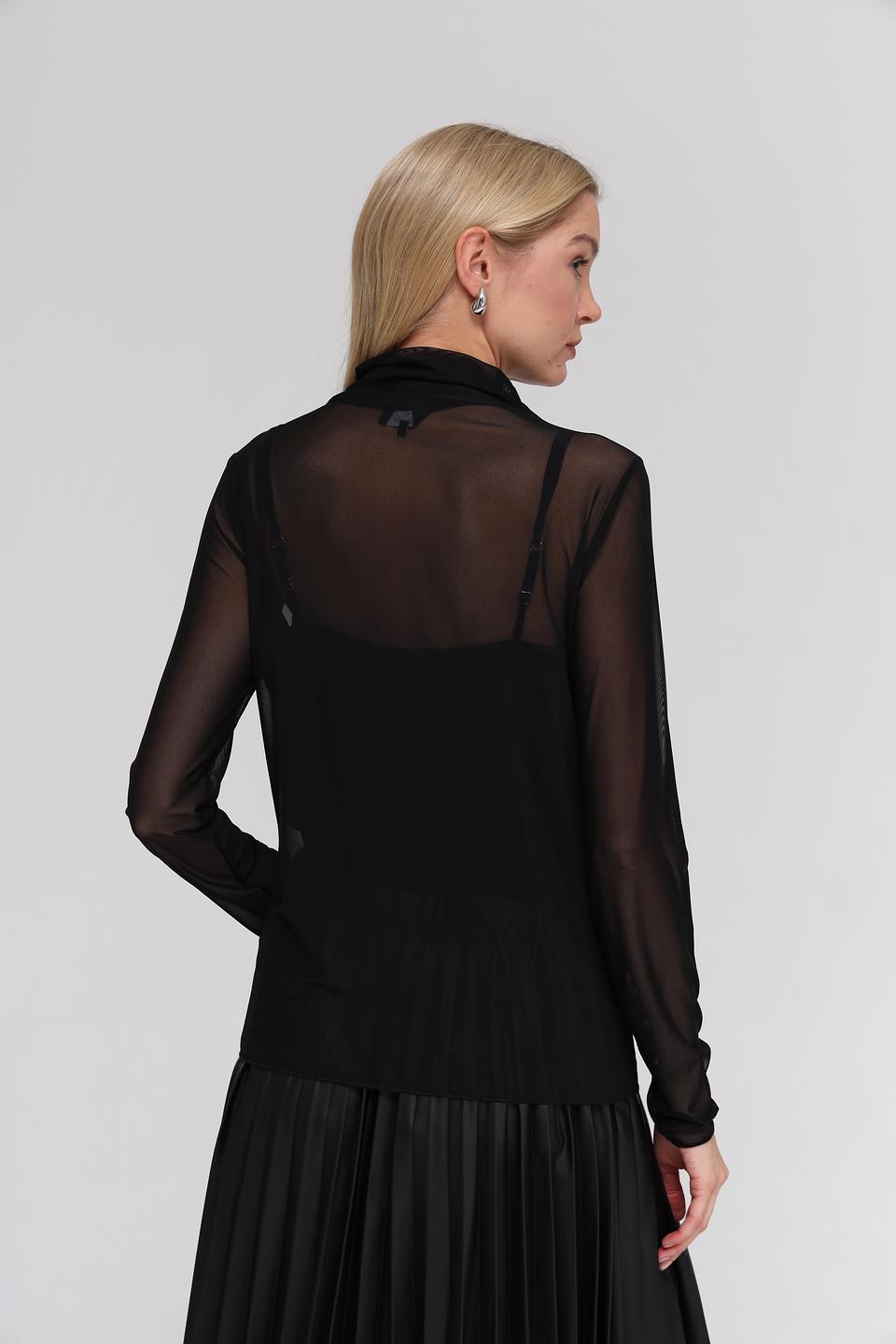 Пуловер Monari чёрный с горлом