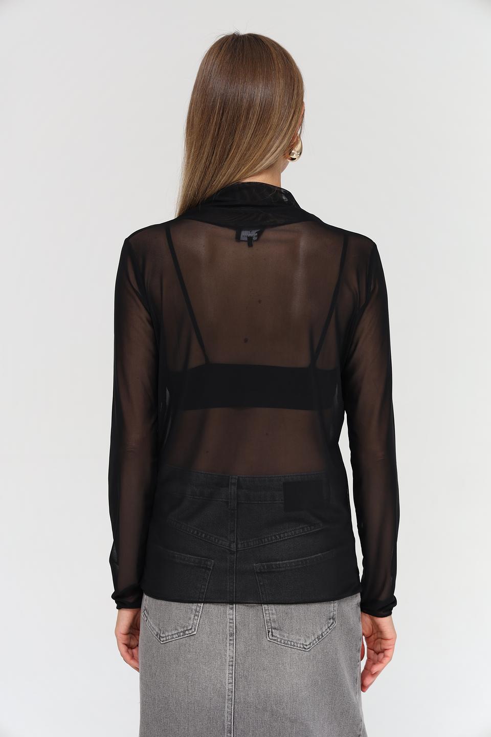 Пуловер Monari чёрный с горлом