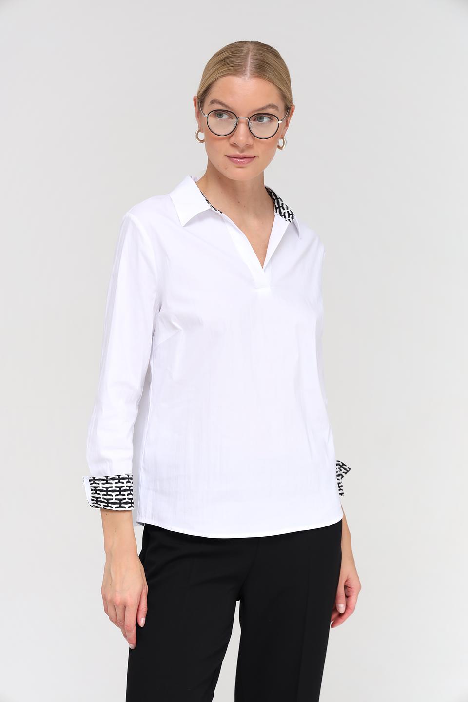 Блуза Frank Walder с принтом