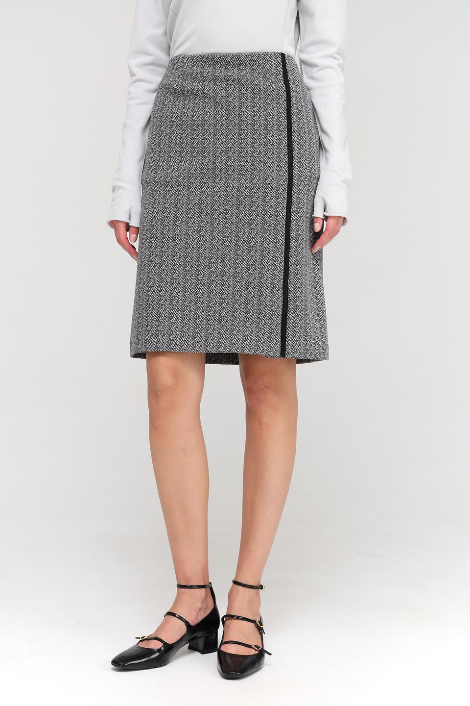 Юбка Frank Walder в клетку с полосой