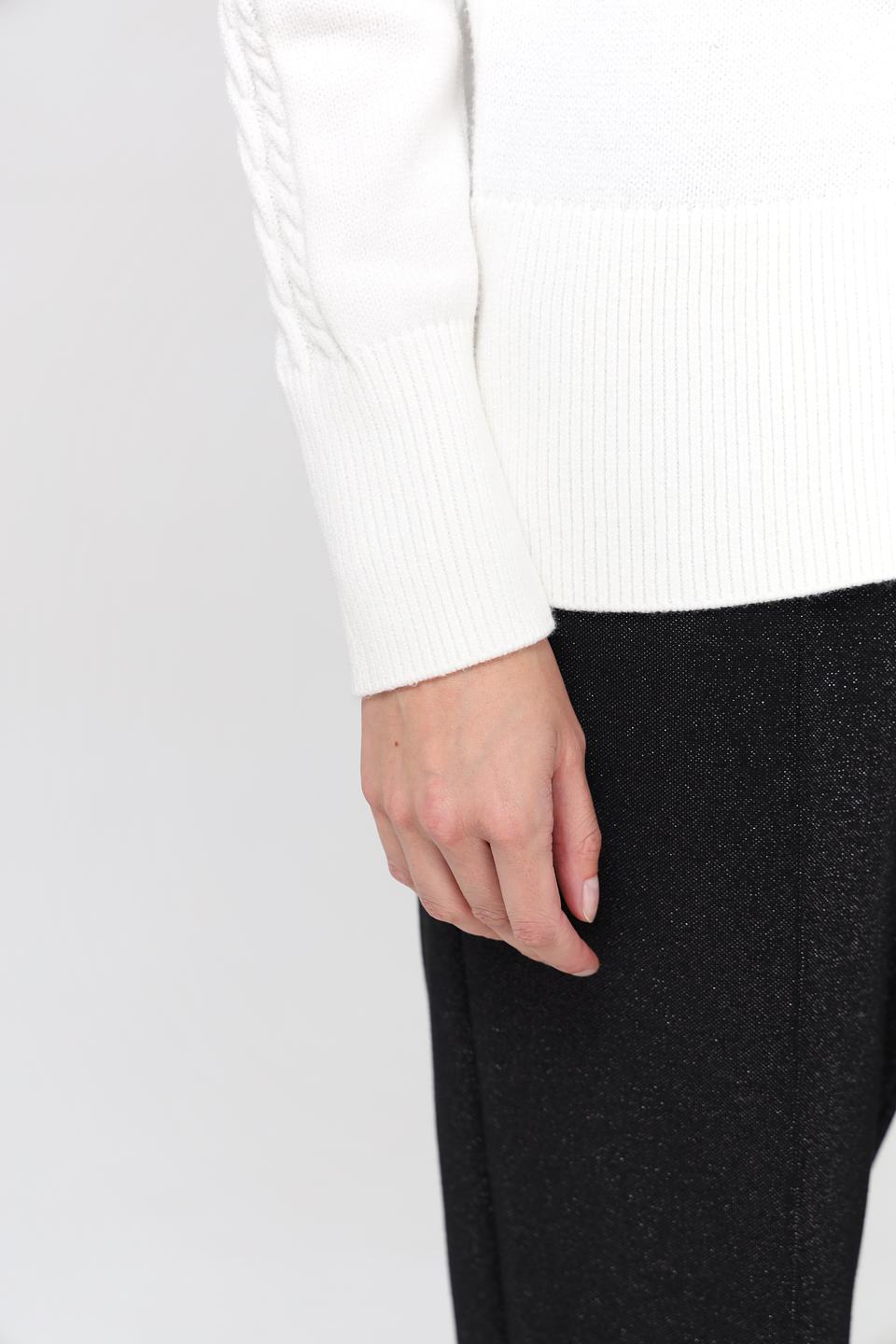 Пуловер Tuzzi с карманом чёрно-белый