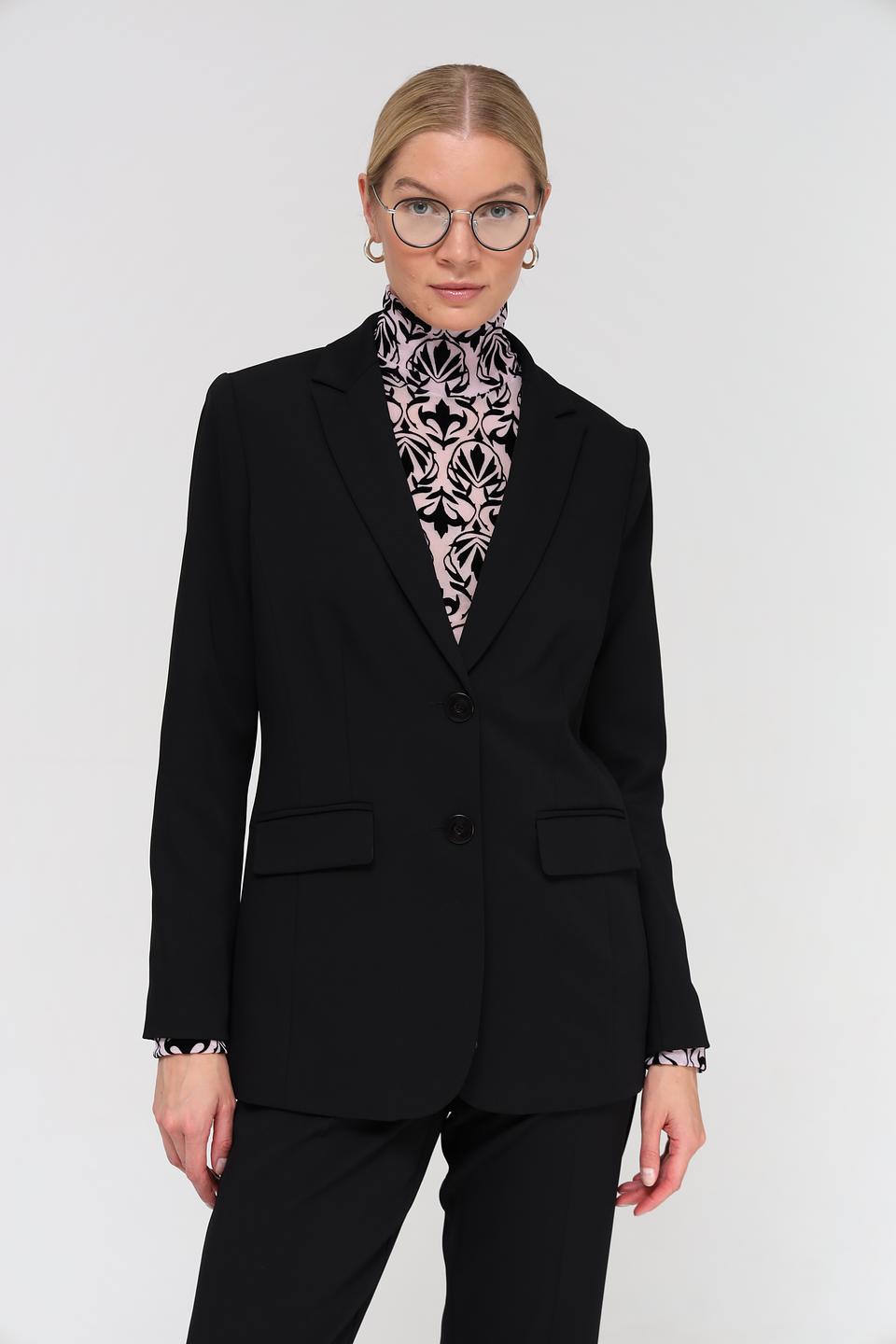 Жакет Frank Walder черный приталенный