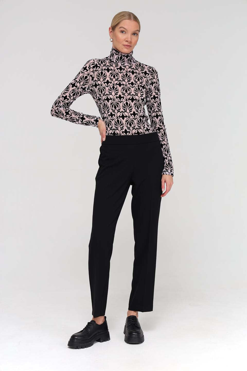 Брюки Frank Walder чёрные с эластичным поясом