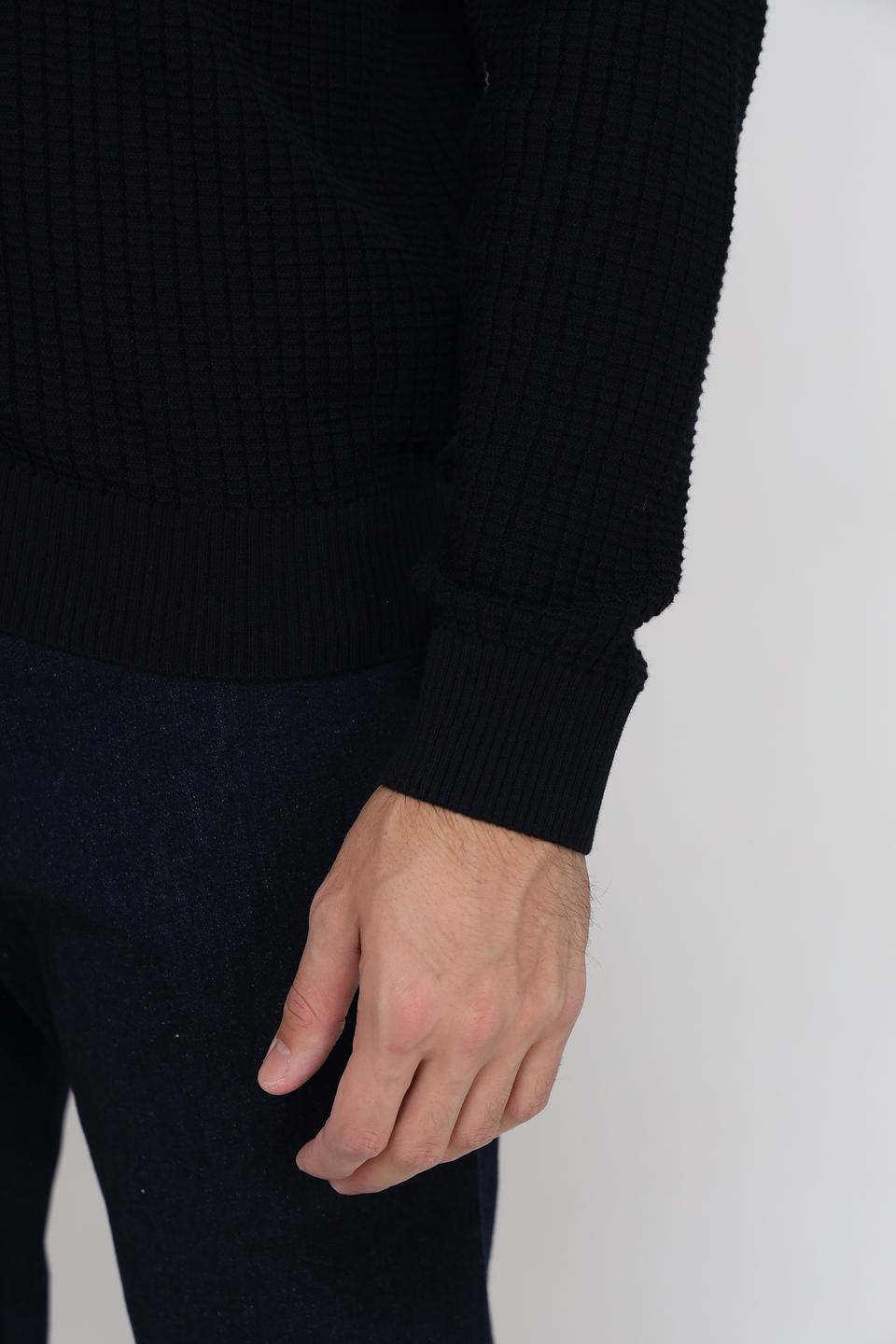 Кардиган Bugatti чёрный на молнии