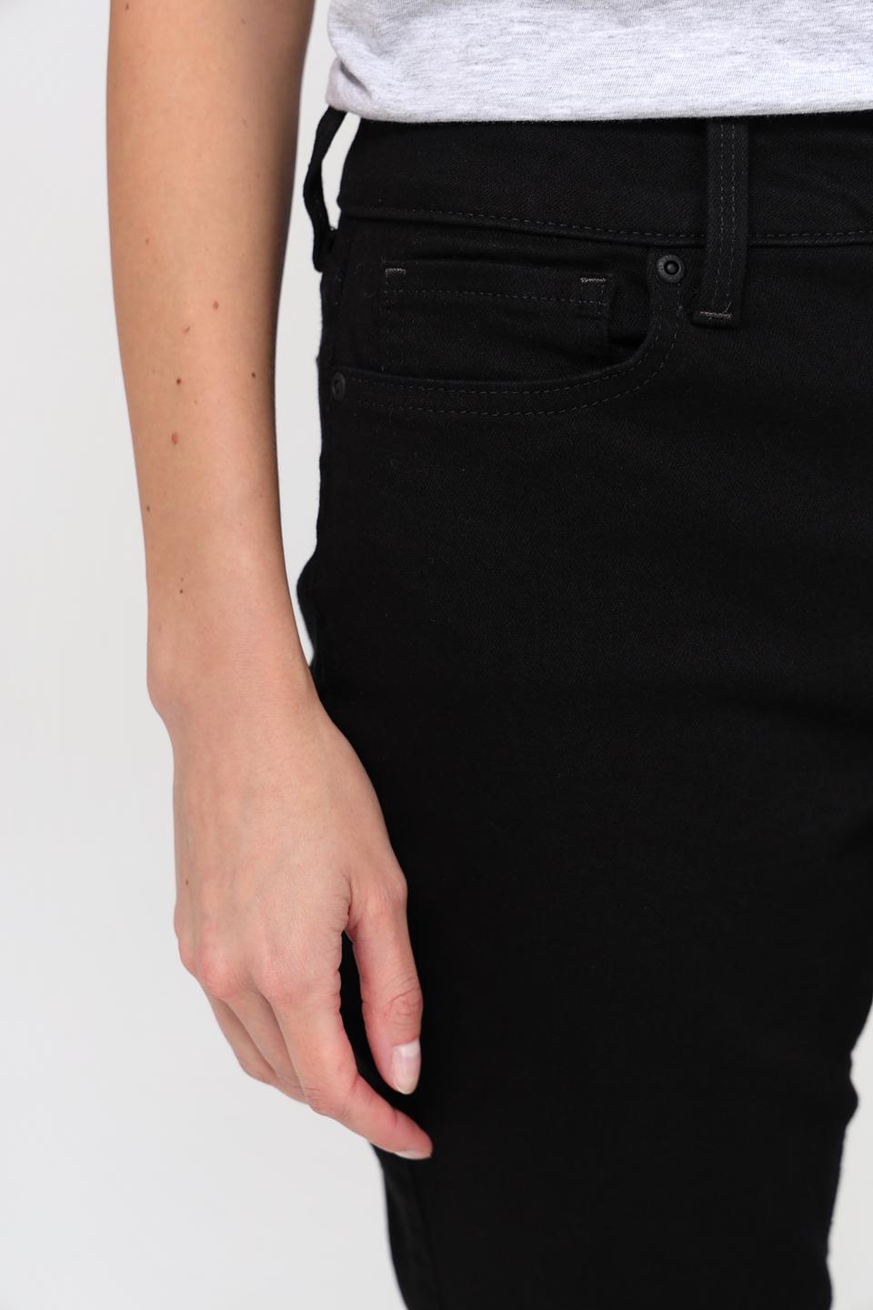 Джинсы NYDJ прямые чёрные