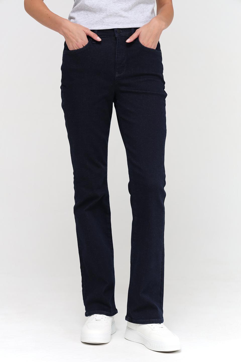 Джинсы NYDJ букле тёмно-синие