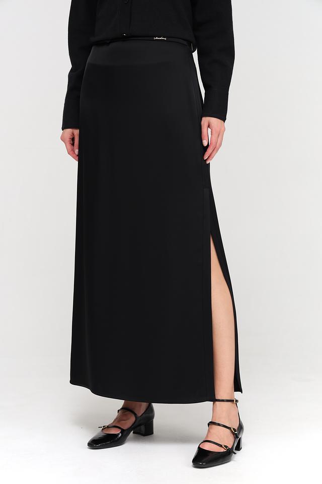 Юбка Marc Cain чёрная с разрезом