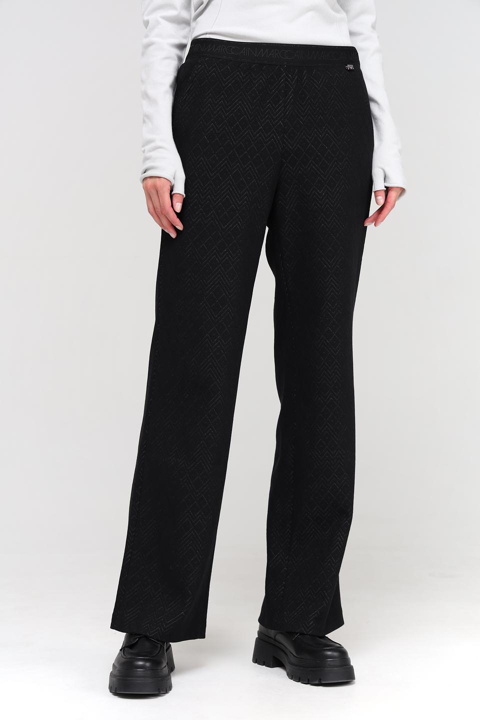 Брюки Marc Cain с узором чёрный