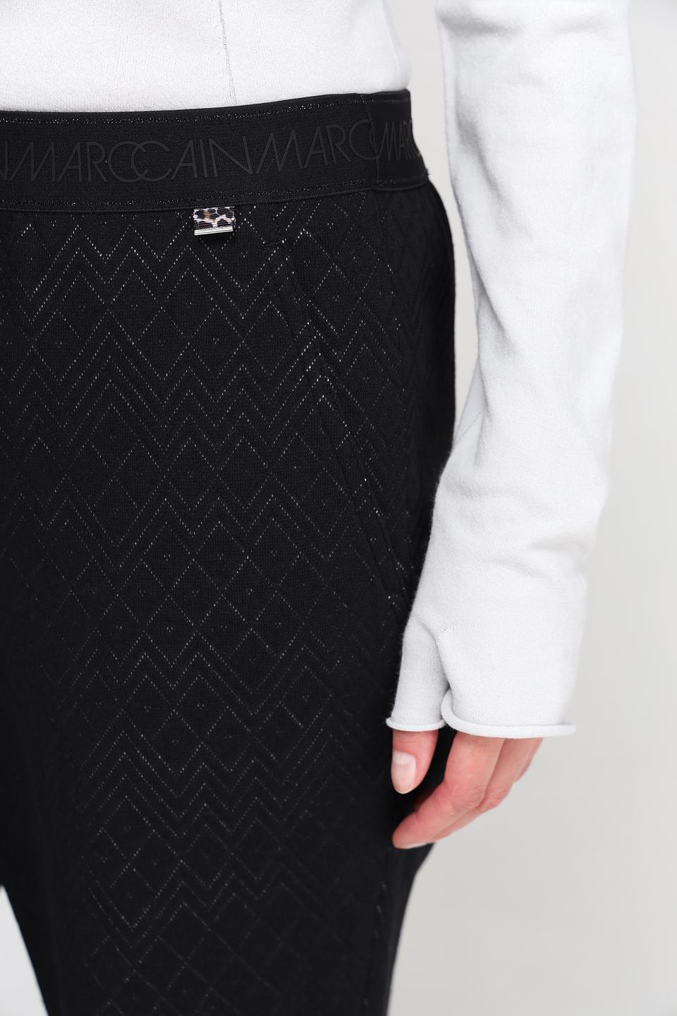 Брюки Marc Cain с узором чёрный