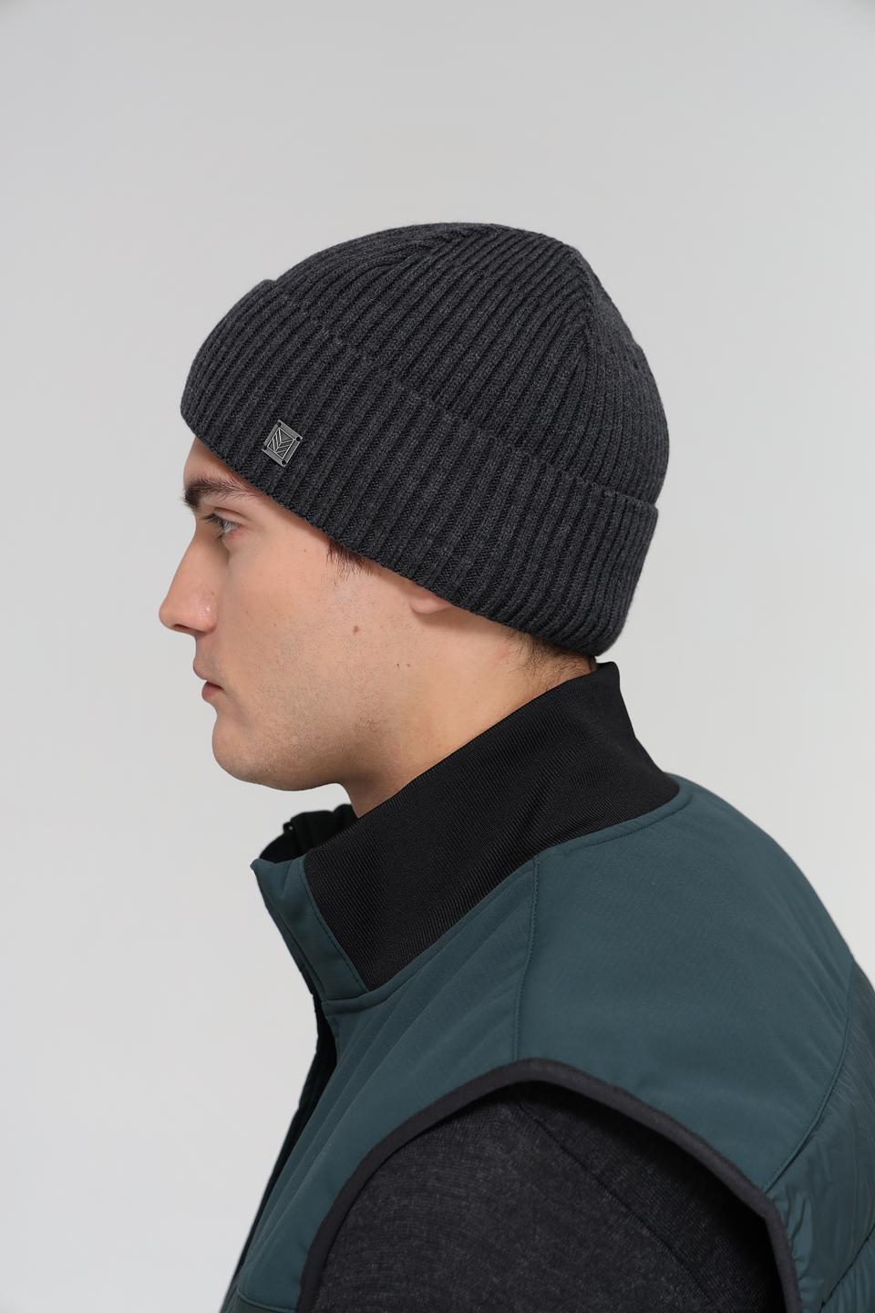 Шапка Marhatter мужская серая