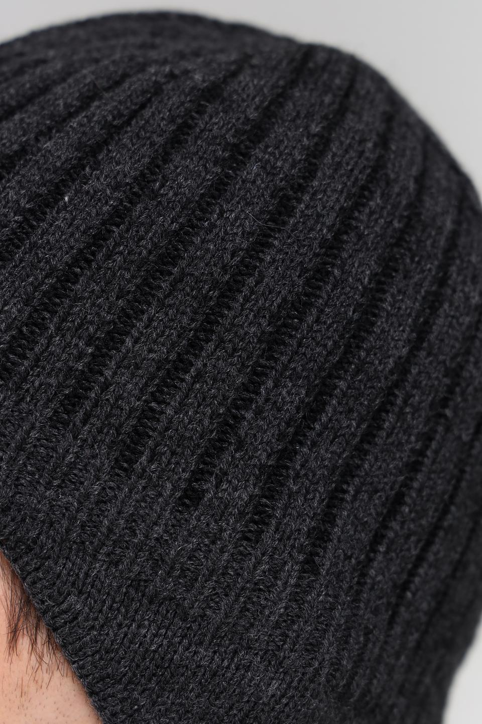 Шапка Marhatter с козырьком серая