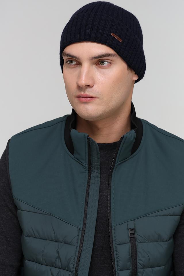 Шапка Marhatter мужская вязаная тёмно-синяя