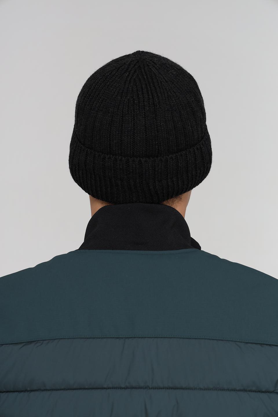 Шапка Marhatter чёрная вязаная