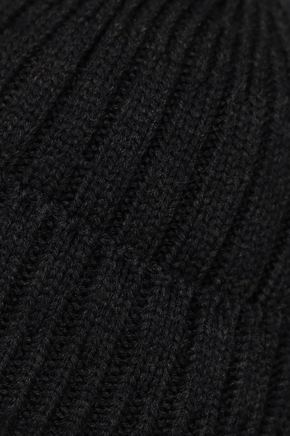 Шапка Marhatter чёрная вязаная