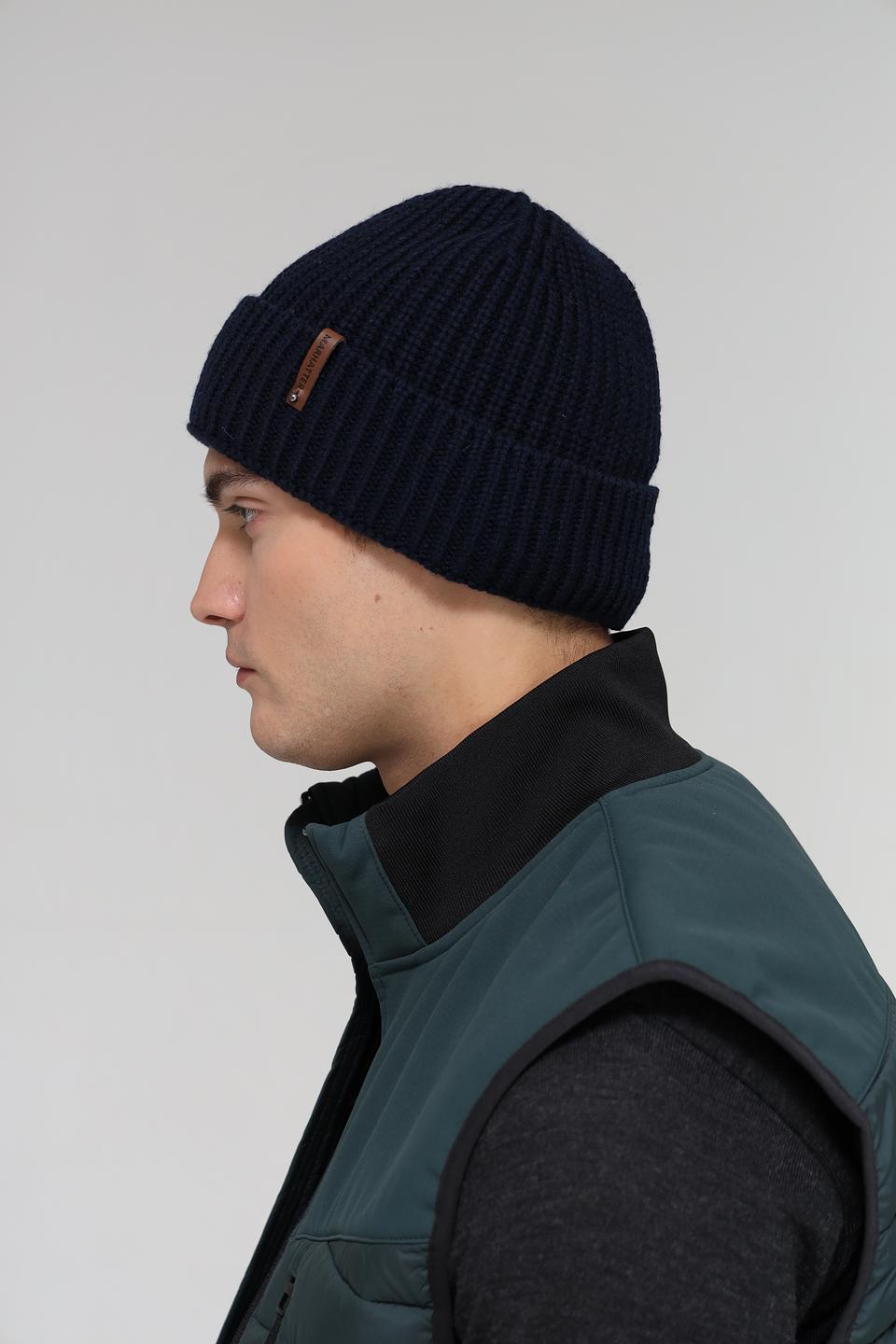 Шапка Marhatter мужская тёмно-синяя