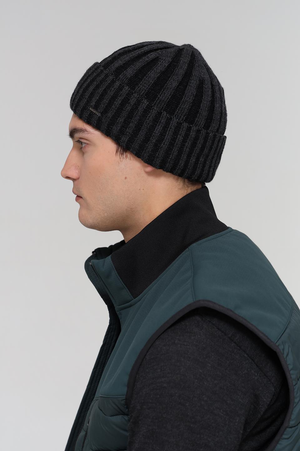 Шапка Marhatter мужская чёрная