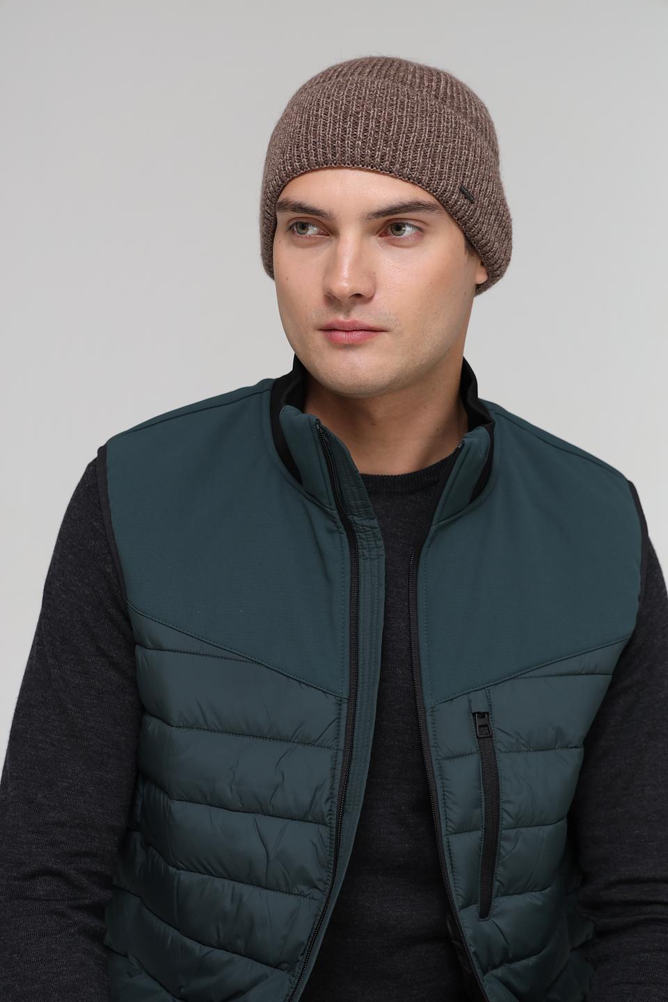 Шапка Marhatter мужская бежевая