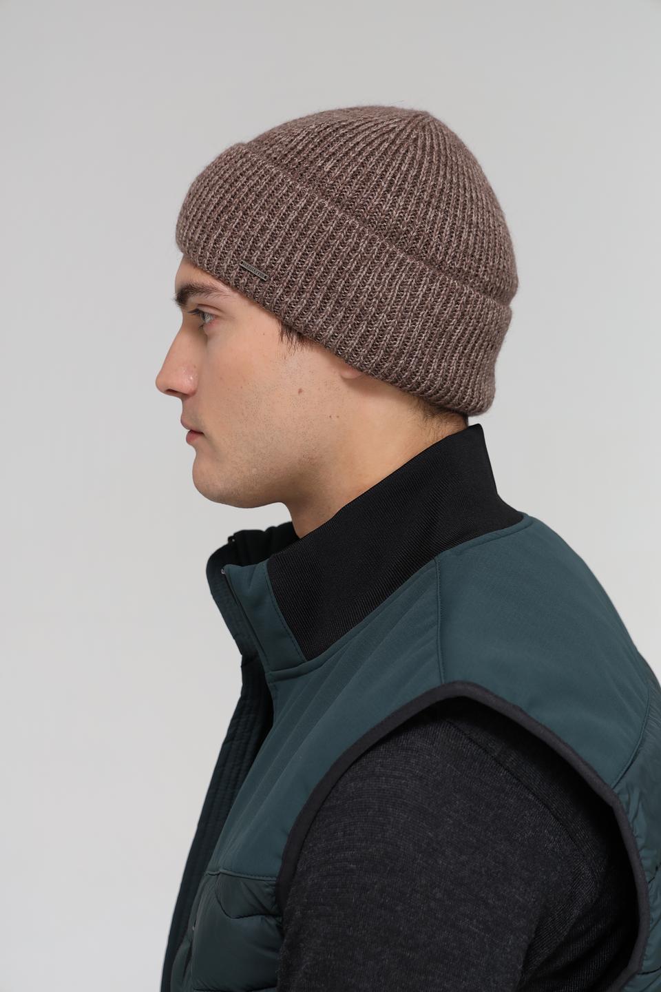 Шапка Marhatter мужская бежевая