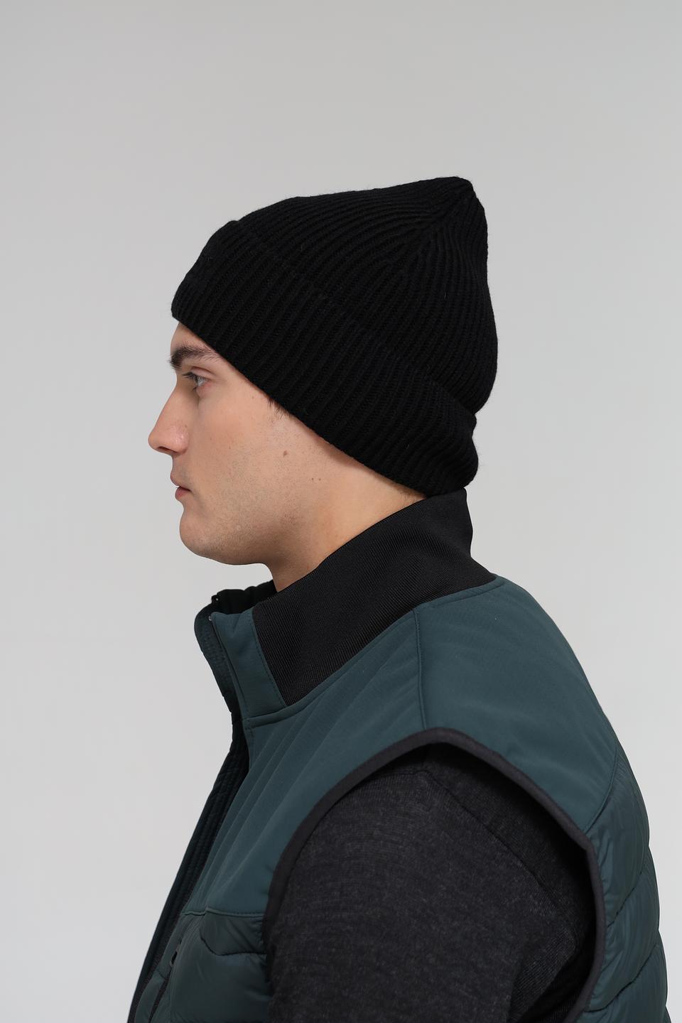 Шапка Marhatter чёрная с надписью