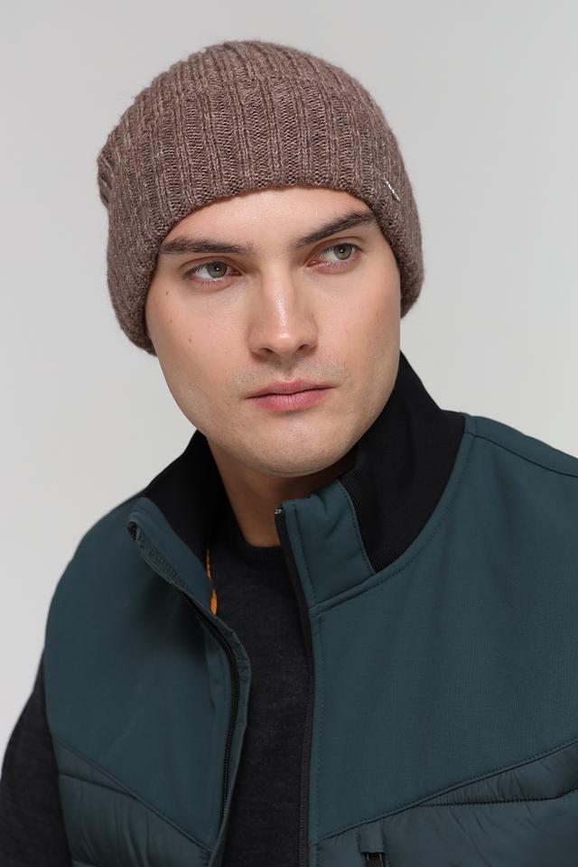 Шапка Marhatter мужская бежевая