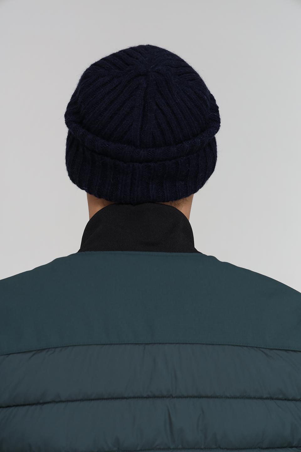 Шапка Marhatter вязаная синяя