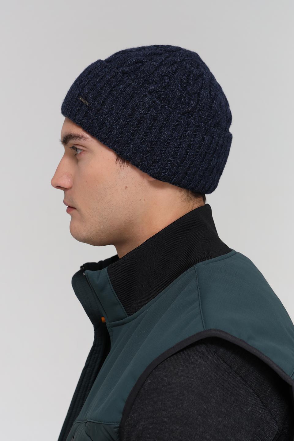 Шапка Marhatter мужская тёмно-синяя