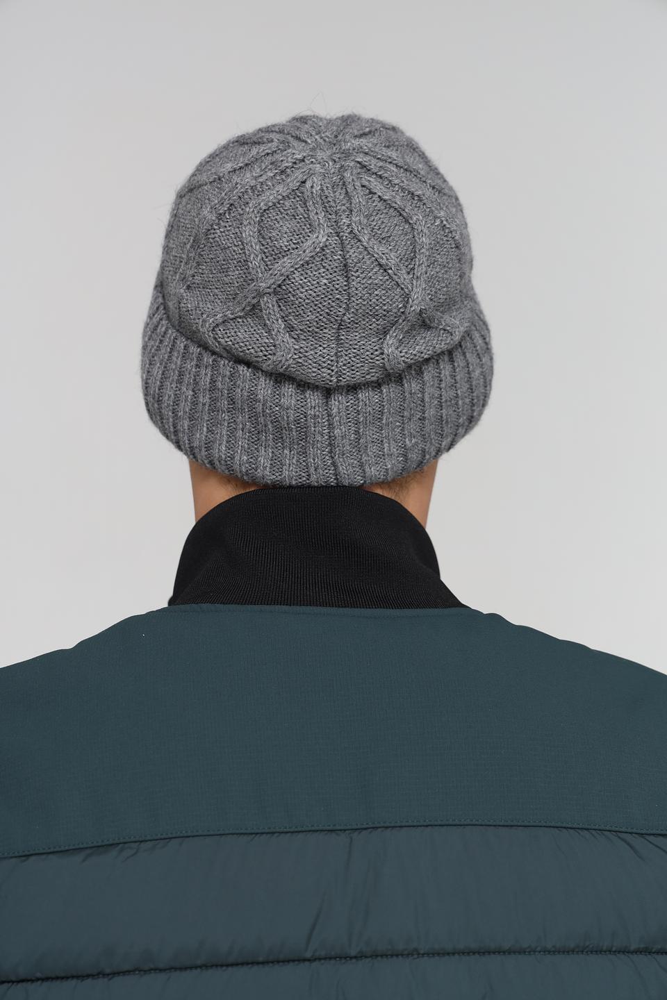 Шапка Marhatter серая с косами