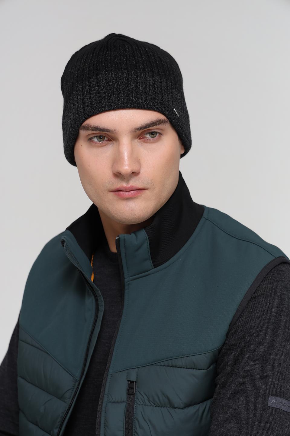 Шапка Marhatter мужская чёрная