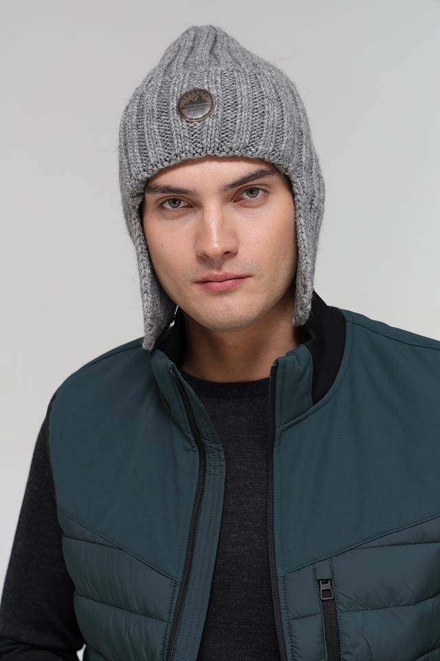 Шапка Marhatter с ушами серая