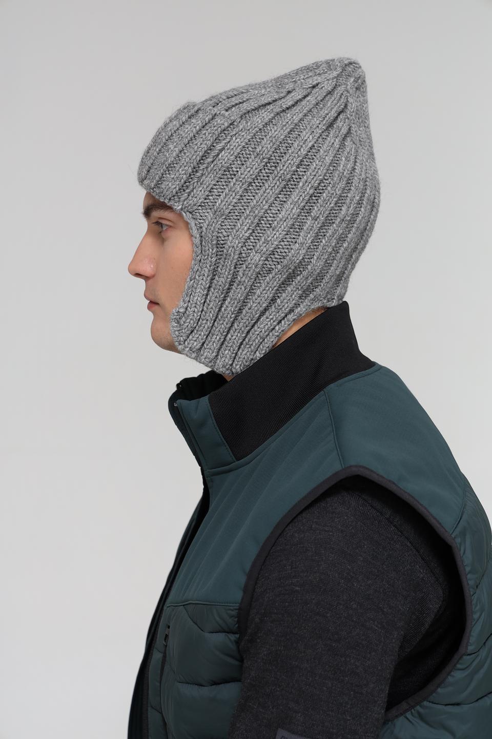 Шапка Marhatter с ушами серая