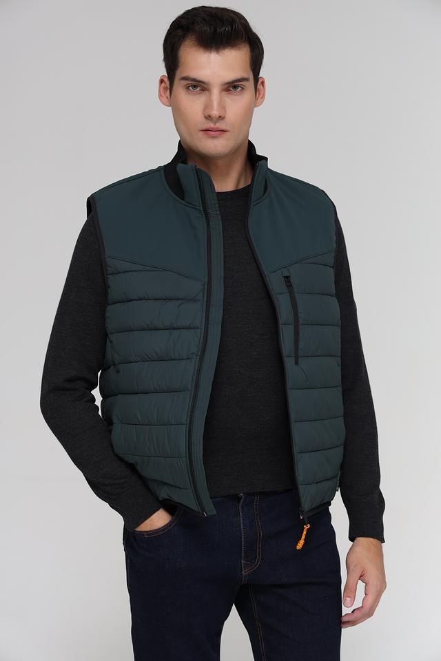 Жилет Tom Tailor стеганый оливковый