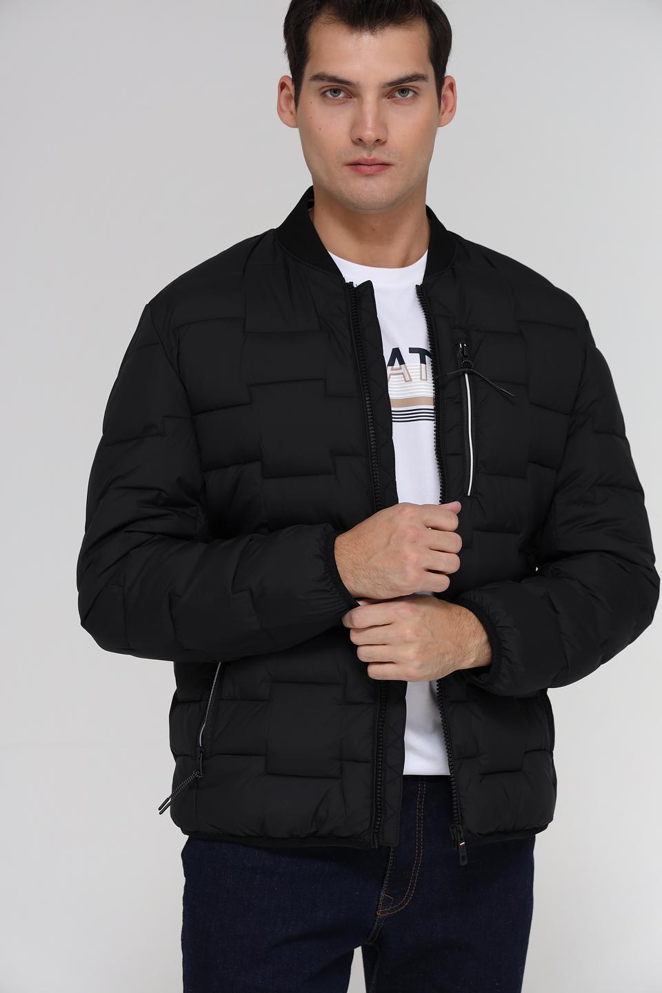 Куртка Tom Tailor стеганая чёрная