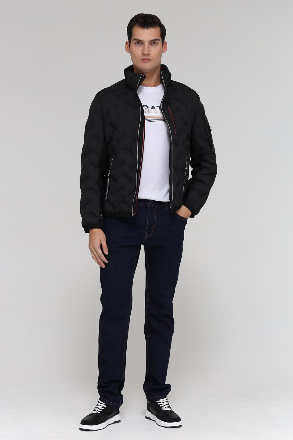 Куртка Tom Tailor стеганая чёрная