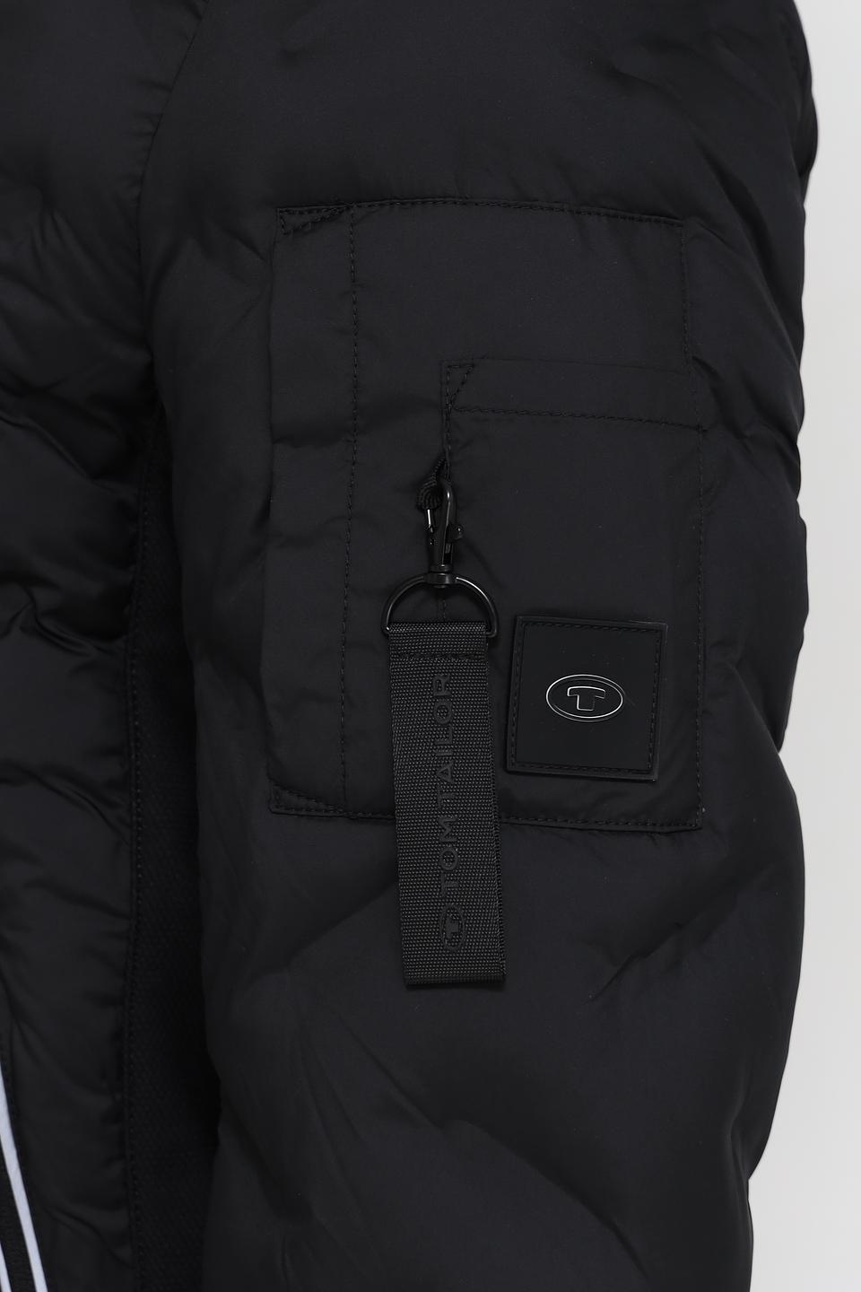 Куртка Tom Tailor стеганая чёрная