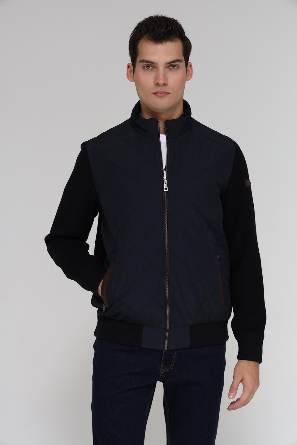 Ветровка Bugatti комбинированная чёрная