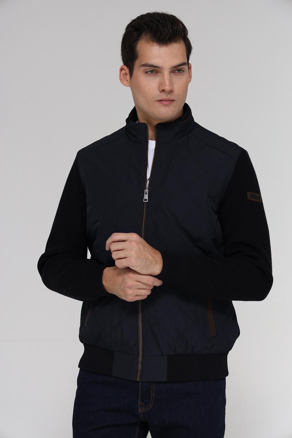 Ветровка Bugatti комбинированная чёрная