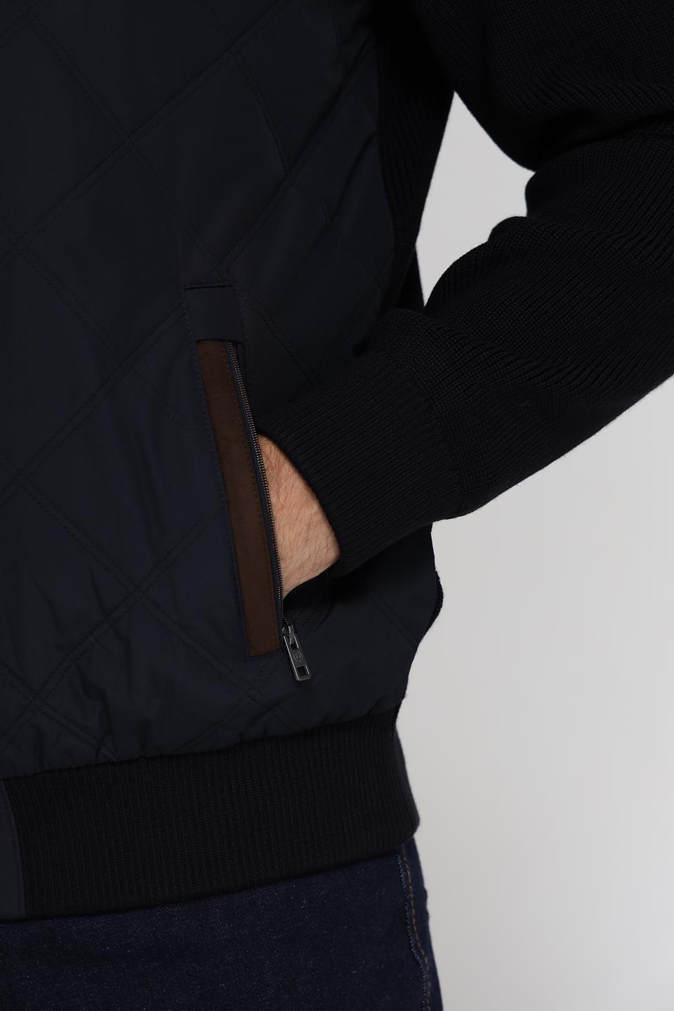 Ветровка Bugatti комбинированная чёрная