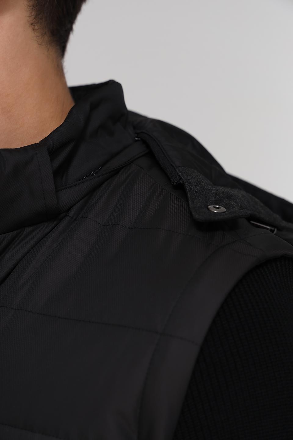 Ветровка Bugatti стеганая черная