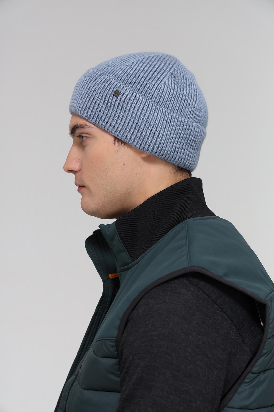 Шапка ADL man голубая