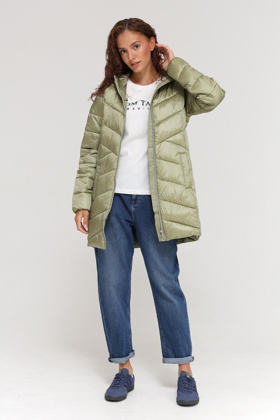 Пальто Tom Tailor стеганое хаки