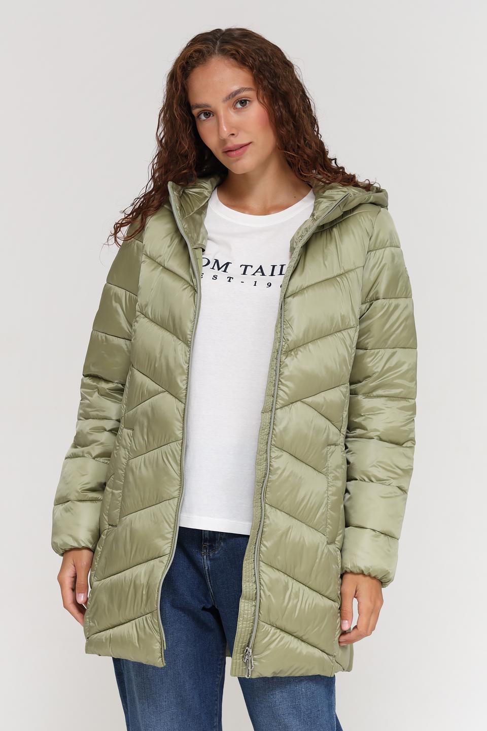 Пальто Tom Tailor стеганое хаки