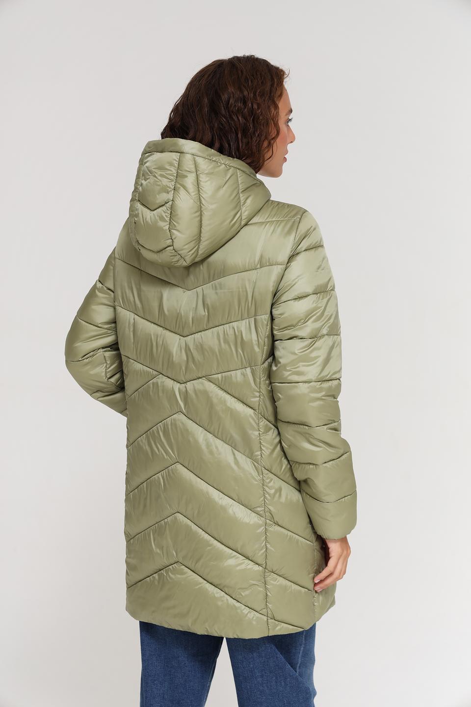 Пальто Tom Tailor стеганое хаки