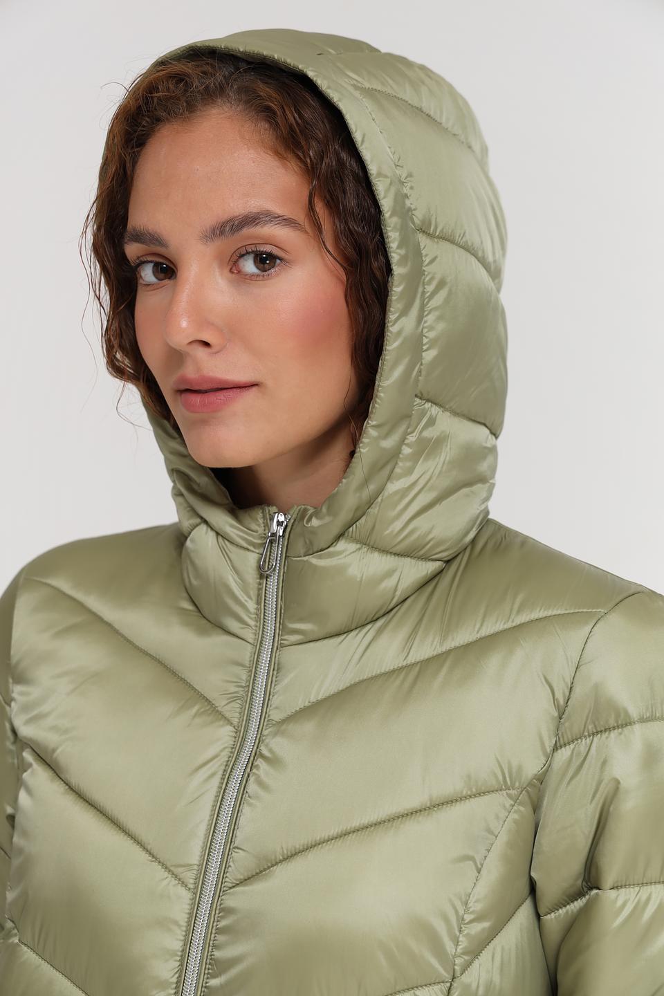 Пальто Tom Tailor стеганое хаки